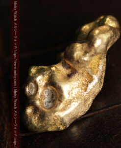 6.06gの縦長で丸みを帯びた自然金-G0568-8