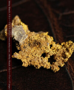 1.21gの魚のような形で薄く繊細な組成の自然金-G0569-10