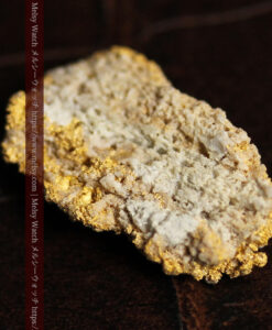 2.93gの両面で特徴の違いが楽しめる粒子の繊細な自然金-G0573-6