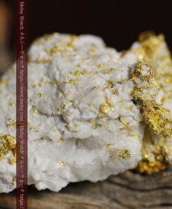 16.7gの金と石英の交じり合った美しい姿の特別な大粒自然金-G0577-9