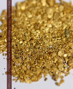 2.29gの小さな砂金・薄片金 ビクトリア州Mitta Mitta産-G0579-3