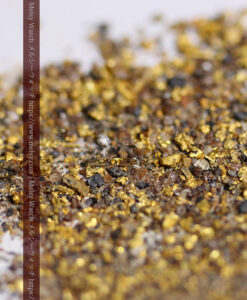 4.53gの採掘家の集めた小さな粗選別の砂金・自然金-G0580-13