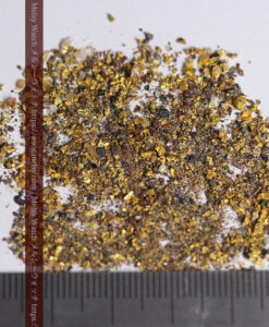 4.53gの採掘家の集めた小さな粗選別の砂金・自然金-G0580-15