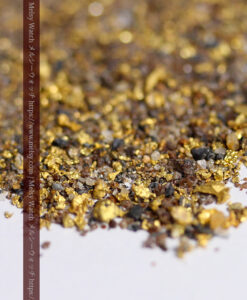 4.53gの採掘家の集めた小さな粗選別の砂金・自然金-G0580-8