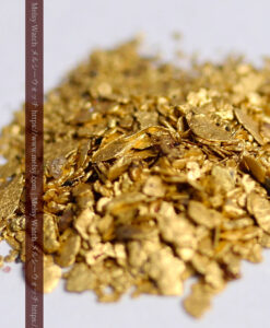 2.33gの小さな砂金・薄片金 ビクトリア州Mitta Mitta産-G0581-2