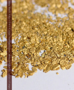 2.33gの小さな砂金・薄片金 ビクトリア州Mitta Mitta産-G0581-6