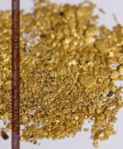 3.0gの小さな砂金・薄片金 ビクトリア州Mitta Mitta産-G0582-3