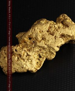 97.3gと超大型の色と形の美しい自然金-g0239-11