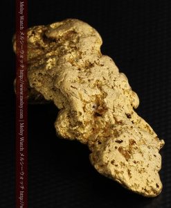 97.3gと超大型の色と形の美しい自然金-g0239-13