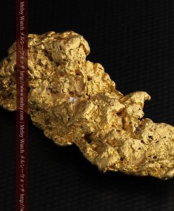 97.3gと超大型の色と形の美しい自然金-g0239-20