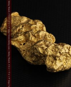 97.3gと超大型の色と形の美しい自然金-g0239-23