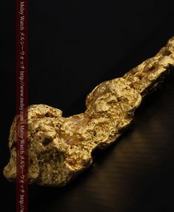 97.3gと超大型の色と形の美しい自然金-g0239-24