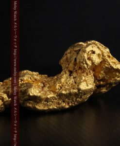 97.3gと超大型の色と形の美しい自然金-g0239-26