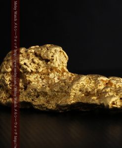 97.3gと超大型の色と形の美しい自然金-g0239-28