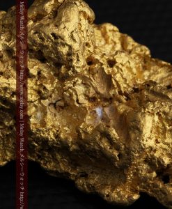 97.3gと超大型の色と形の美しい自然金-g0239-34