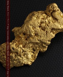 97.3gと超大型の色と形の美しい自然金-g0239-9