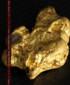 9.89gの自然金らしい丸みと厚みのある自然金-G0243-5