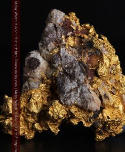 19.66gの石の入り方が綺麗な大きなサイズの自然金-g0246-2