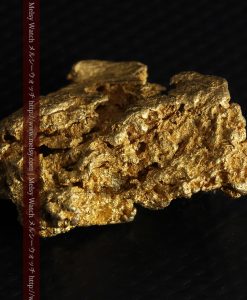 16.45gの自立する狛犬のような姿の自然金-g249-12