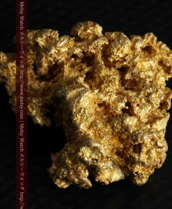 16.45gの自立する狛犬のような姿の自然金-g249-6