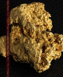 16.45gの自立する狛犬のような姿の自然金-g249-9