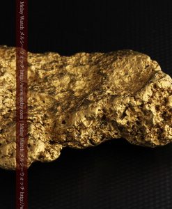 300g超えの博物館級の超大型自然金-g0250-23