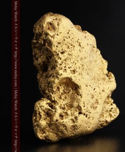 300g超えの博物館級の超大型自然金-g0250-5