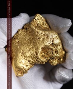 300g超えの博物館級の超大型自然金-g0250-7