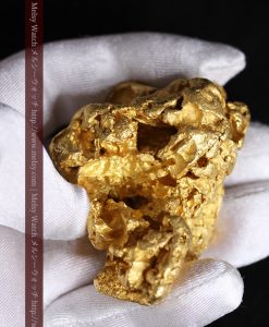231gの天然のジュエリーのように光り輝く超大型自然金-g0251-6