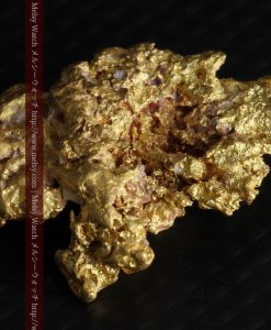 7.45gの自立して飾れる雰囲気の良い自然金-g0252-12