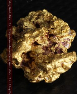 7.45gの自立して飾れる雰囲気の良い自然金-g0252-8