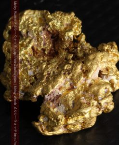 7.45gの自立して飾れる雰囲気の良い自然金-g0252-9