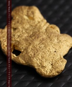 1.99gの薄い板のような平らな自然金-g0260-7