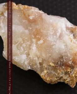 8.06gの透明感ある大きな石英付きの自然金-g0267-19