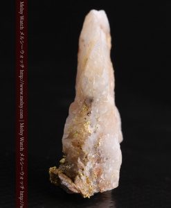 8.06gの透明感ある大きな石英付きの自然金-g0267-6