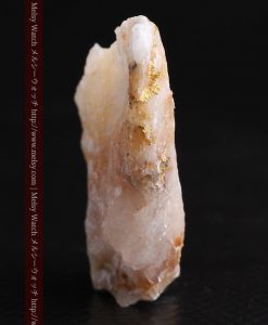 8.06gの透明感ある大きな石英付きの自然金-g0267-7