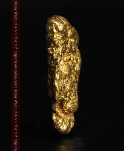 1.34gの物語りのお月さまのような平らな自然金-G0273-3