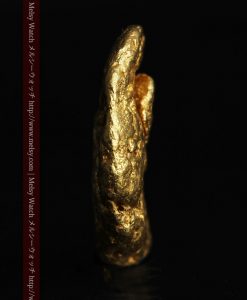 1.34gの物語りのお月さまのような平らな自然金-G0273-4