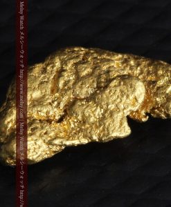 1.34gの物語りのお月さまのような平らな自然金-G0273-5