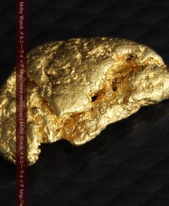 1.34gの物語りのお月さまのような平らな自然金-G0273-8