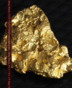 1.54gの半円状の平らな自然金-g0276-9