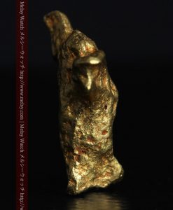 4.39gの三つ又の特殊な形の自然金-g0285-4