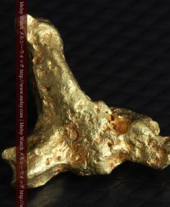 4.39gの三つ又の特殊な形の自然金-g0285-7