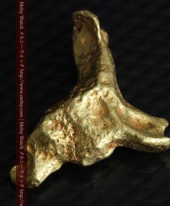 4.39gの三つ又の特殊な形の自然金-g0285-8