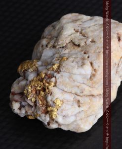 15.65gの大粒の金が見える大きなサイズの金鉱石-g0294-12