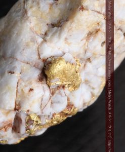15.65gの大粒の金が見える大きなサイズの金鉱石-g0294-3