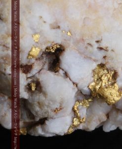 15.65gの大粒の金が見える大きなサイズの金鉱石-g0294-4