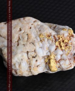 15.65gの大粒の金が見える大きなサイズの金鉱石-g0294-9