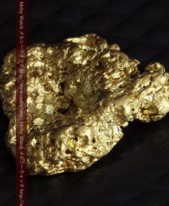 1.14gの小さく平らな自然金-g0295-10