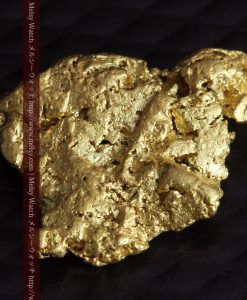 1.14gの小さく平らな自然金-g0295-7